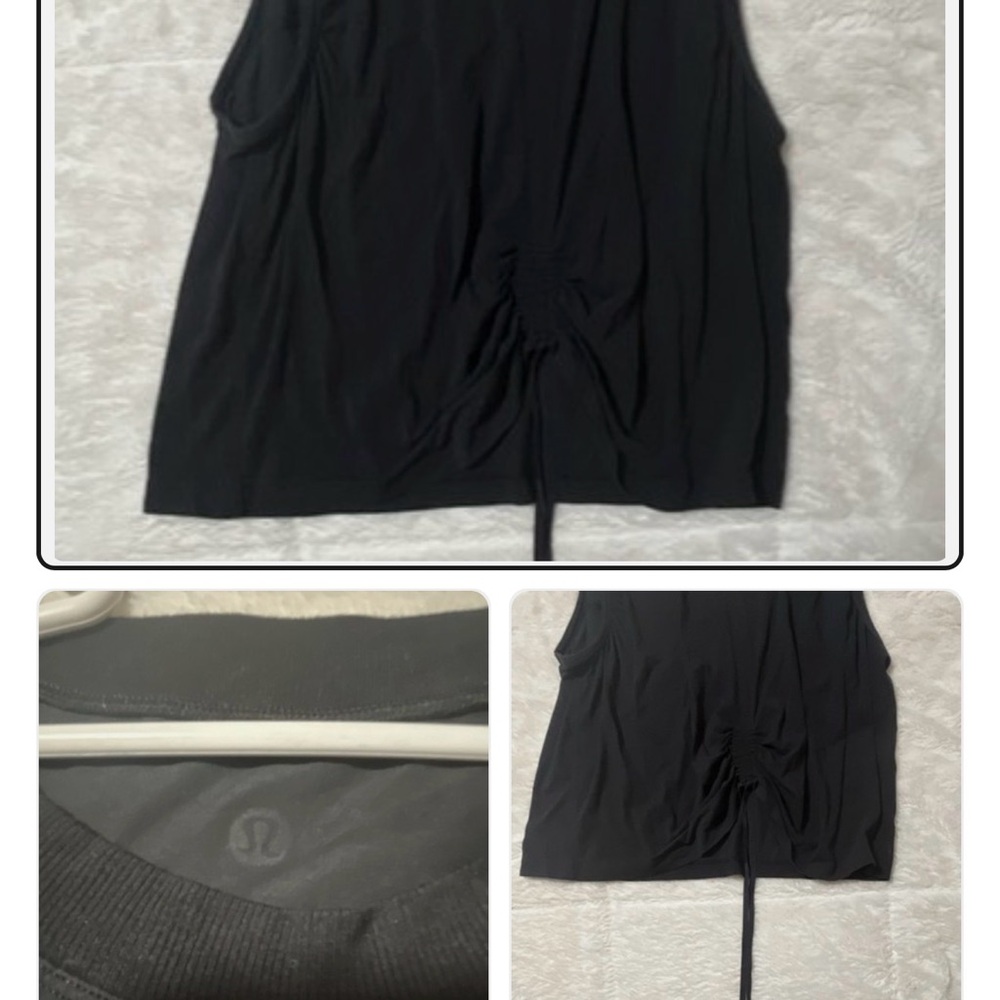 lululemon athletica Black Crop Top